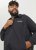 Jack & Jones RUSH SOLID Bomber Jacket with Hood Black - Vestes - Vestes homme grandes tailles