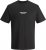 Jack & Jones ESTERBRO T-Shirt Black - T-shirts - T-shirts Homme Grande Taille