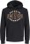 Jack & Jones 2 COL LOGO Hoodie Black - Sweatshirts & hoodies - Sweatshirts/Hoodies grande taille homme