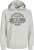 Jack & Jones 2 COL LOGO Hoodie White Melange - Sweatshirts & hoodies - Sweatshirts/Hoodies grande taille homme