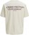 Jack & Jones Lington Crew Neck T-Shirt White - T-shirts - T-shirts Homme Grande Taille