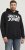 Jack & Jones CORP LOGO Large Print Hoodie Black - Sweatshirts & hoodies - Sweatshirts/Hoodies grande taille homme