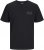 Jack & Jones CORP Logo T-Shirt Black w Small Black Print - T-shirts - T-shirts Homme Grande Taille