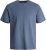 Jack & Jones PAULOS T-Shirt Denim Blue - T-shirts - T-shirts Homme Grande Taille