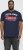 Jack & Jones LOGO O-Neck T-Shirt Dark Blue - T-shirts - T-shirts Homme Grande Taille