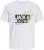  Jack & Jones Jaxon Crew Neck T-Shirt White - T-shirts - T-shirts Homme Grande Taille