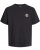  Jack & Jones Jackie Crew Neck T-Shirt Black - T-shirts - T-shirts Homme Grande Taille