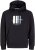 Jack & Jones Frederiksberg Box Script Hoodie Black - Sweatshirts & hoodies - Sweatshirts/Hoodies grande taille homme