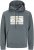 Jack & Jones Frederiksberg Box Script Hoodie Grey - Sweatshirts & hoodies - Sweatshirts/Hoodies grande taille homme