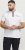 Jack & Jones Fusion Pique Zipper Polo Bright White - Polos - Polos homme grande taille
