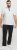 Jack & Jones Fusion Pique Zipper Polo Bright White - Polos - Polos homme grande taille