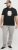 Jack & Jones Tarmac Camo Crew Neck T-Shirt Black - T-shirts - T-shirts Homme Grande Taille