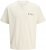 Jack & Jones Snake Crew Neck T-Shirt Antique White - T-shirts - T-shirts Homme Grande Taille