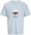 Jack & Jones Vira Branding Crew Neck T-Shirt Skyway - T-shirts - T-shirts Homme Grande Taille