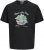 Jack & Jones Hydra Crew Neck T-Shirt Black - T-shirts - T-shirts Homme Grande Taille