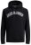 Jack & Jones JJCITY Hoodie Black - Sweatshirts & hoodies - Sweatshirts/Hoodies grande taille homme