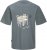Jack & Jones Lington Back And Front Print Crew Neck T-Shirt Grey - T-shirts - T-shirts Homme Grande Taille