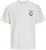 Jack & Jones Charge Crew Neck Printed T-Shirt White - T-shirts - T-shirts Homme Grande Taille