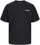 Jack & Jones Charge Crew Neck Printed T-Shirt Black - T-shirts - T-shirts Homme Grande Taille