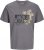 Jack & Jones Jaxon Crew Neck T-Shirt Castlerock - T-shirts - T-shirts Homme Grande Taille