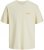 Jack & Jones Retiro Crew Neck T-Shirt Antique White - T-shirts - T-shirts Homme Grande Taille
