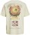 Jack & Jones Retiro Crew Neck T-Shirt Antique White - T-shirts - T-shirts Homme Grande Taille