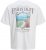 Jack & Jones Parallel Crew Neck T-Shirt Bright White - T-shirts - T-shirts Homme Grande Taille