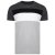 Kam Jeans 5231 Cut and Sew T-shirt Grey - T-shirts - T-shirts Homme Grande Taille