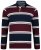 Kam Jeans 5242 Long Sleeve Polo Burgundy - Polos - Polos homme grande taille