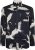 Kam Jeans 6059 LS Bird Print Shirt Navy - Chemises - Chemises Grandes Tailles Hommes