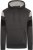 Kam Jeans 7068 Cut & Sew Over Head Hoody Charcoal - Sweatshirts & hoodies - Sweatshirts/Hoodies grande taille homme