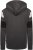 Kam Jeans 7068 Cut & Sew Over Head Hoody Charcoal - Sweatshirts & hoodies - Sweatshirts/Hoodies grande taille homme
