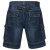 Kam Jeans Francis Dark Used - Shorts - Shorts hommes grande taille