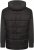 Kam Jeans KV135 Quilted Zip Thru Hoody with Padded Body & Jersey Sleeves Black TALL SIZES - VÊTEMENTS HOMME MT-6XLT - Vêtements Tall Homme