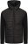 Kam Jeans KV136 Padded Body And Jersey Sleeves Hybrid Zip Thru Quilted Hoody Black TALL SIZES - VÊTEMENTS HOMME MT-6XLT - Vêtements Tall Homme