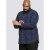 D555 Davenport Long Sleeve Shirt Navy - Chemises - Chemises Grandes Tailles Hommes