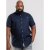 D555 Brixton Shirt Navy - Chemises - Chemises Grandes Tailles Hommes