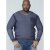 D555 Bryson Crewneck Sweater with Pocket Navy - Sweatshirts & hoodies - Sweatshirts/Hoodies grande taille homme