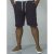 D555 Gareth Drawcord Shorts Navy - Pantalons/shorts de survêtement - Survêtement/jogging grandes tailles