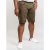 D555 Gilbert Stretch Shorts Khaki - Shorts - Shorts hommes grande taille