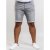 D555 Griffin Denim Shorts Grey - Shorts - Shorts hommes grande taille
