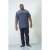 D555 Brent Polo Denim Blue - Polos - Polos homme grande taille