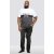 D555 Morris T-shirt Charcoal - T-shirts - T-shirts Homme Grande Taille