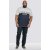D555 Morris T-shirt Navy - T-shirts - T-shirts Homme Grande Taille