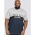 D555 Morris T-shirt Navy - T-shirts - T-shirts Homme Grande Taille