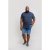 D555 Caspian T-shirt Navy - T-shirts - T-shirts Homme Grande Taille