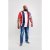 D555 Bancroft T-shirt Red/Navy - T-shirts - T-shirts Homme Grande Taille