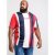 D555 Bancroft T-shirt Red/Navy - T-shirts - T-shirts Homme Grande Taille