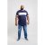 D555 Cullen T-shirt Navy - T-shirts - T-shirts Homme Grande Taille