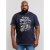 D555 Slater T-shirt Navy - T-shirts - T-shirts Homme Grande Taille